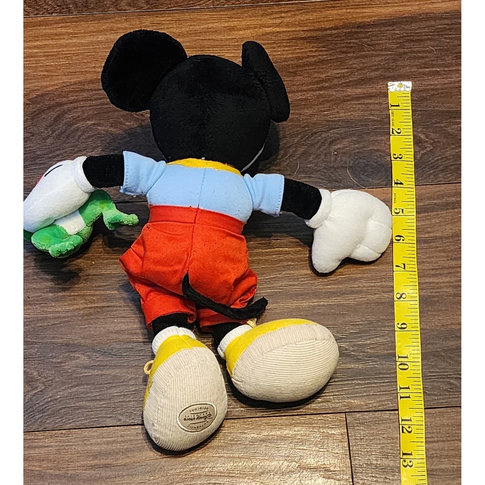 Disney Store Exclusive Mickey Mouse Plush Beanbag Tourist Explorer Outfit AS IS - Picture 3 of 4